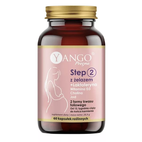 Yango Pregna Step 2 z żelazem suplement diety 60 kapsułek