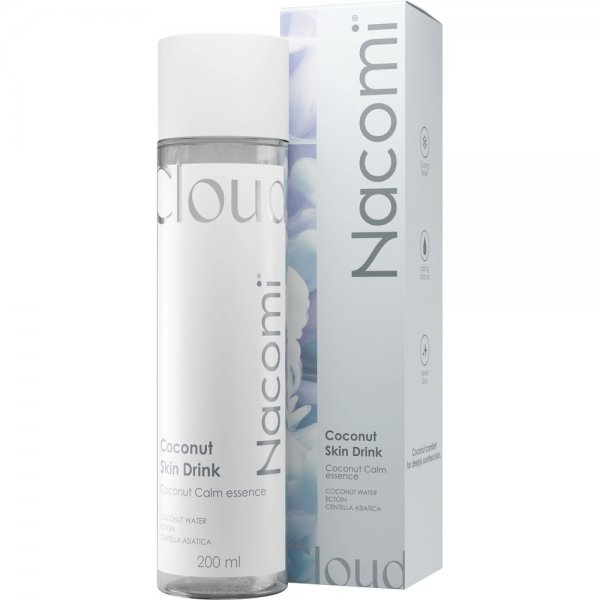 Nacomi Hydra Obsession, Coconut Skin Drink Key, esencja kojąco-komfortowa do twarzy, 200ml