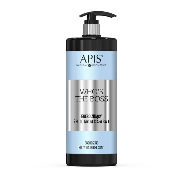 Apis Who's the Boss Energizujący żel do mycia ciała 3w1, 1000ml
