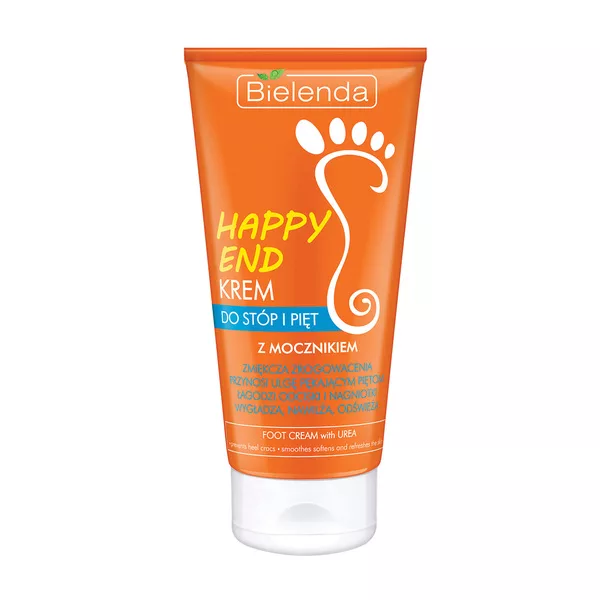 Bielenda Happy End Krem Do Pięt i Stóp Zmiękczający z Mocznikiem, 125ml