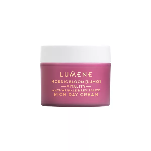 Lumene Nordic Bloom Lumo Vitality, przeciwzmarszczkowo-rewitalizujący bogaty krem na dzień, 50ml