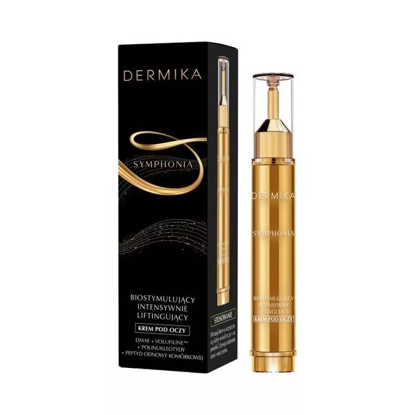 Dermika Symphonia, biostymulujący krem intensywnie liftingujący pod oczy, 15ml