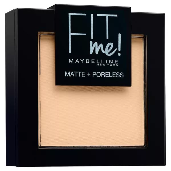 Maybelline New York Fit Me! Matte Poreless Pressed Powder, puder prasowany 104 Soft Ivory, 9g