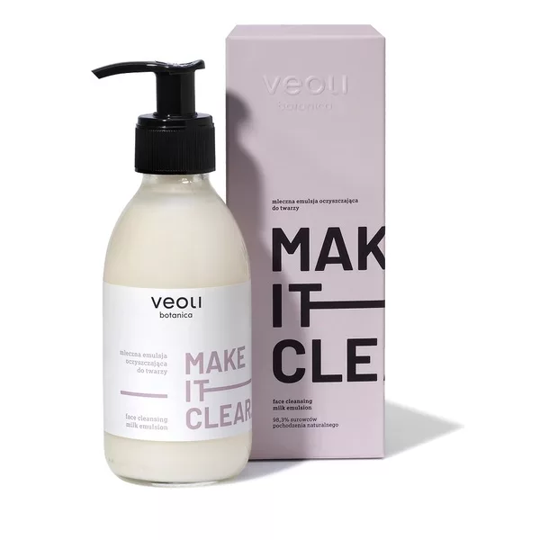 Veoli Botanica Make It Clear mleczna emulsja oczyszczająca do twarzy 200ml