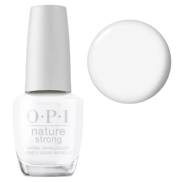 OPI Nature Strong, wegański lakier do paznokci, Strong As Shell NAT001, biały, 15ml