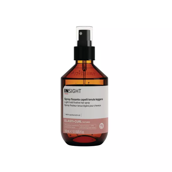 InSight Elasti-curl light hold fixative hair spray, lekko utrwalający spray do stylizacji włosów kręconych, 150ml
