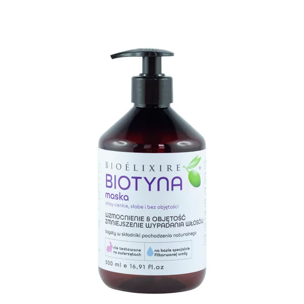Bioelixire, wzmacniająca maska z biotyną, 500ml