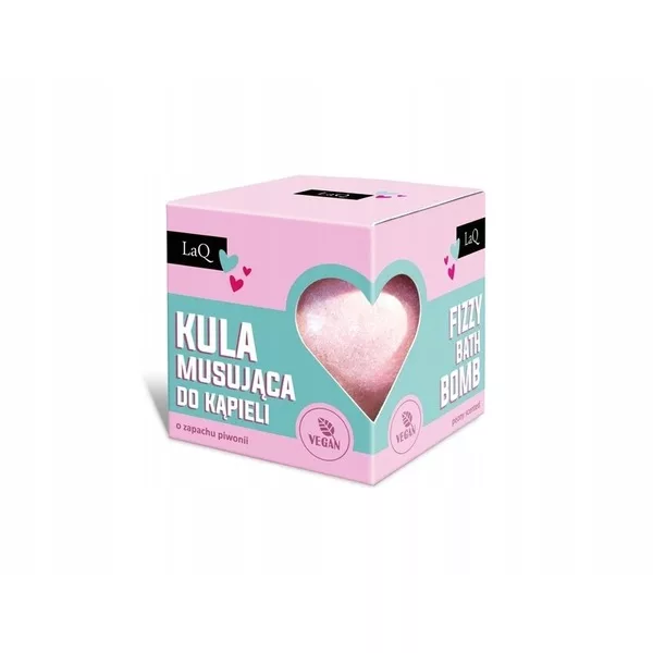 LaQ Piwonia, musująca kula do kąpieli, 135g