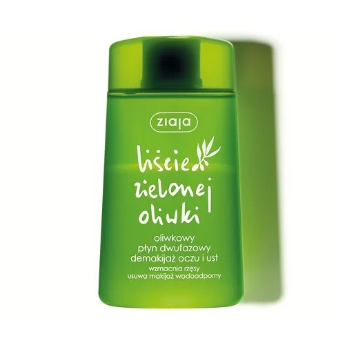 Ziaja Liście Zielonej Oliwki, dwufazowy płyn do demakijażu oczu i ust, 120ml