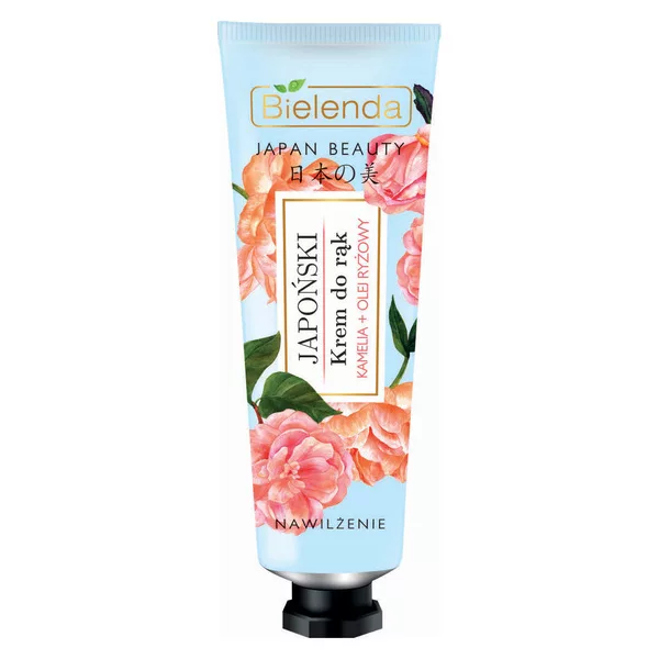 Bielenda Japan Beauty Japoński Krem Do Rąk Kamelia + Olejek Ryżowy, 50ml