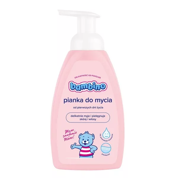 Bambino Pianka do mycia dla dzieci od pierwszych dni życia 500ml