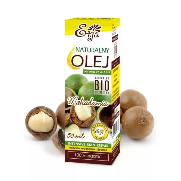 Etja Naturalny olej kosmetyczny Makadamia bio 50ml