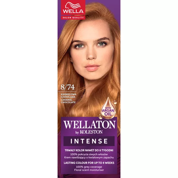 Wella Wellaton by Koleston, farba do włosów, Karmelowa Czekolada, 8/74, 100ml
