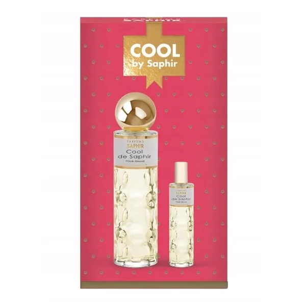 Saphir Cool de Saphir Pour Femme zestaw woda perfumowana spray 200ml + woda perfumowana spray 30ml (W)
