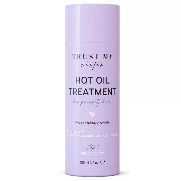 Trust My Sister, olej do włosów niskoporowatych, 100ml