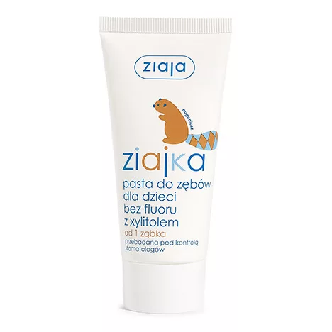Ziaja Ziajka, pasta do zębów dla dzieci z ksylitolem, 50ml