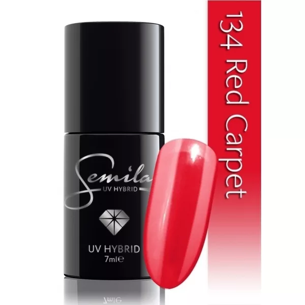 Semilac lakier hybrydowy 134 Red Carpet, 7ml