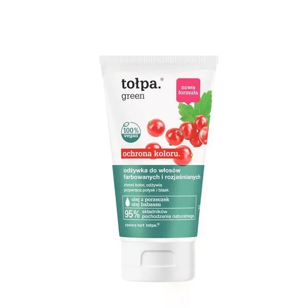 Tołpa Green, chroniąca kolor odżywka do włosów farbowanych i rozjaśnianych, 150ml