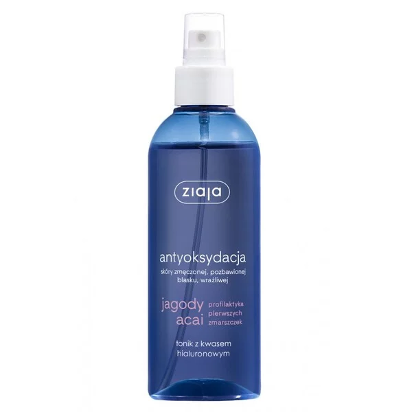 Ziaja Antyoksydacja, tonik z kwasem hialuronowym, 200ml