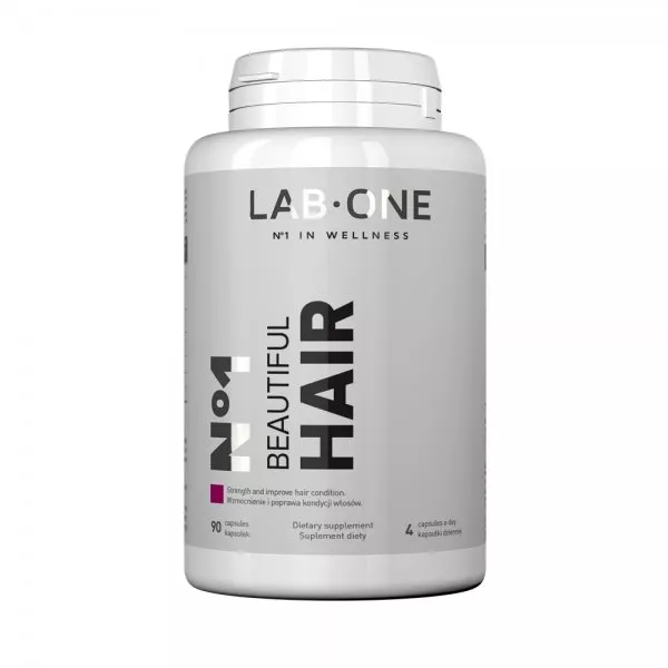 LAB ONE N°1 Beautiful Hair suplement diety wzmacniający włosy 90 kapsułek