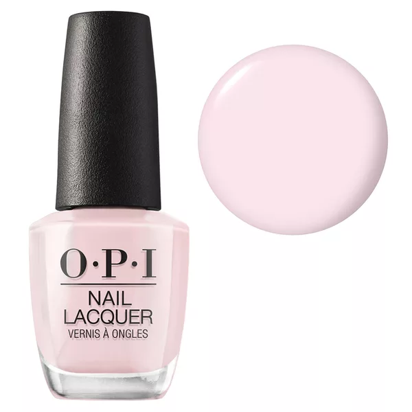 OPI Nail Lacquer, klasyczny lakier do paznokci, Baby Take A Vow NLSH1, jasnoróżowy, 15ml