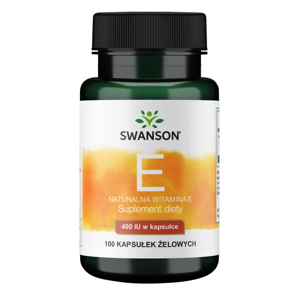 Swanson Witamina E Naturalna 400IU 100kaps