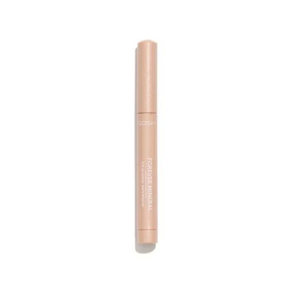 Gosh Forever Mineral, cień do powiek w sztyfcie wodoodporny, 002 Beige, 1.4g