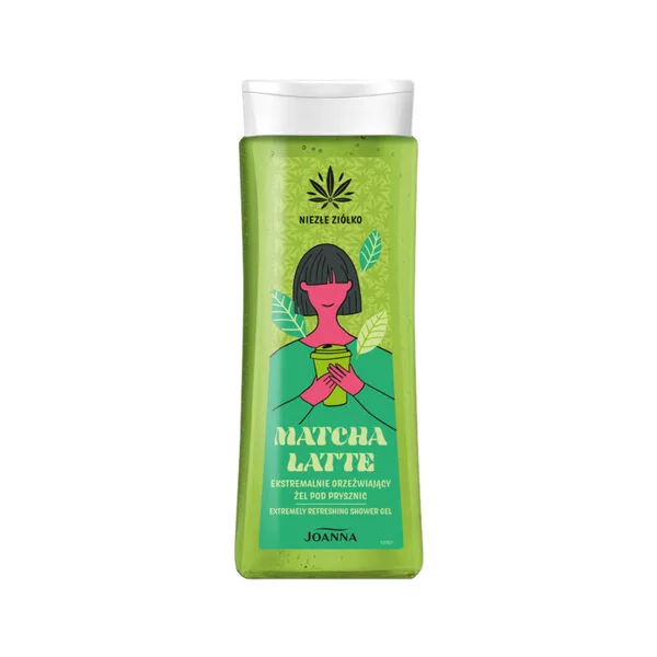 Joanna Niezłe Ziółko, żel pod prysznic matcha latte, ekstremalnie orzeźwiający, 300ml