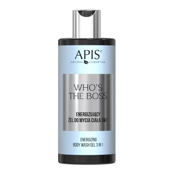 Apis Who's the Boss Energizujący żel do mycia ciała 3w1, 300ml
